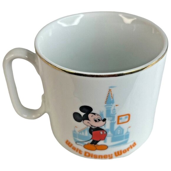 Walt Disney World Mickey Mouse Mug Cinderella Castle Disney Productions Japan - Picture 5 of 8